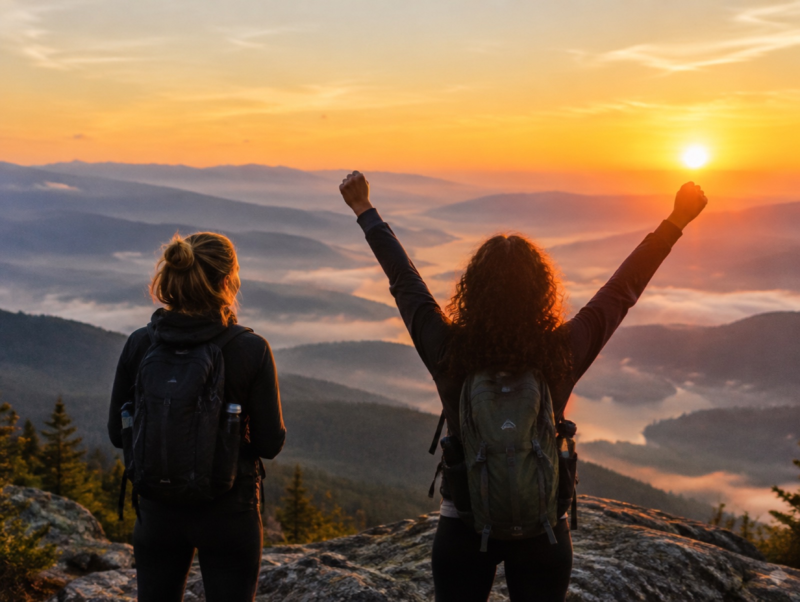 Sunrise above the clouds — a moment with Maya
